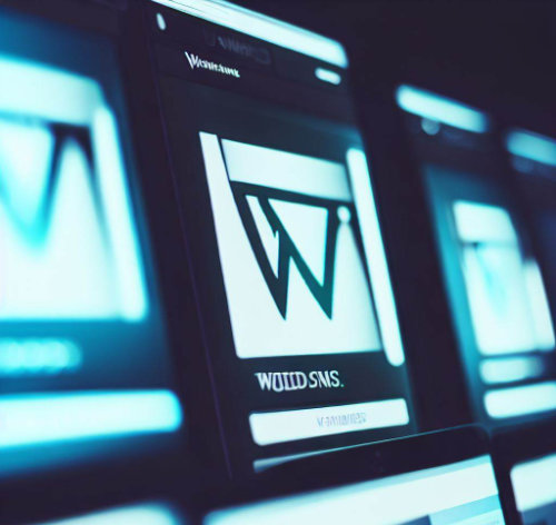 Wordpress on the screen